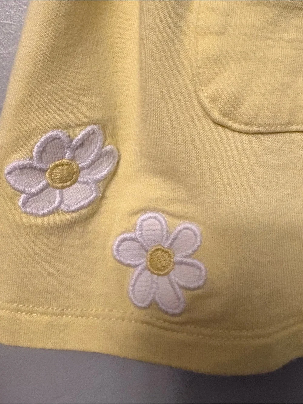 Little sleepies bluey garden games yellow flower patch pocket dress 6-12 months
